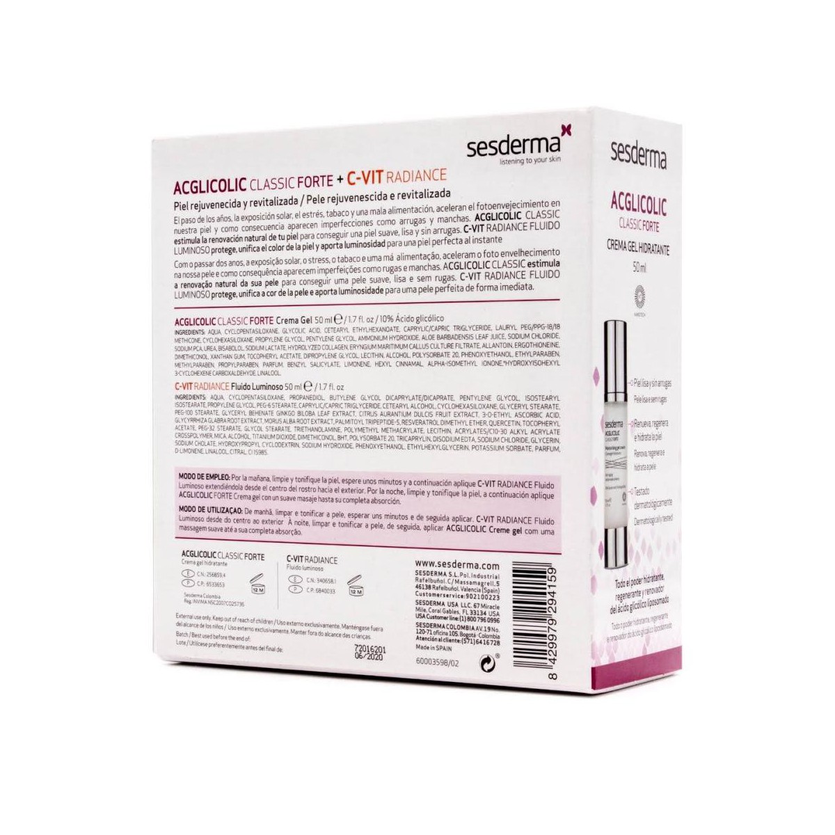 Sesderma Acglicolic Crema Gel 50ml + C-Vit...