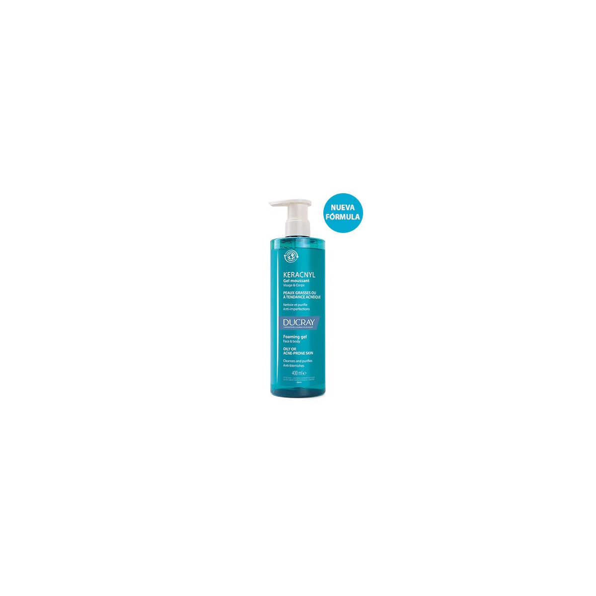Keracnyl Gel Limpiador Ducray 400 ml