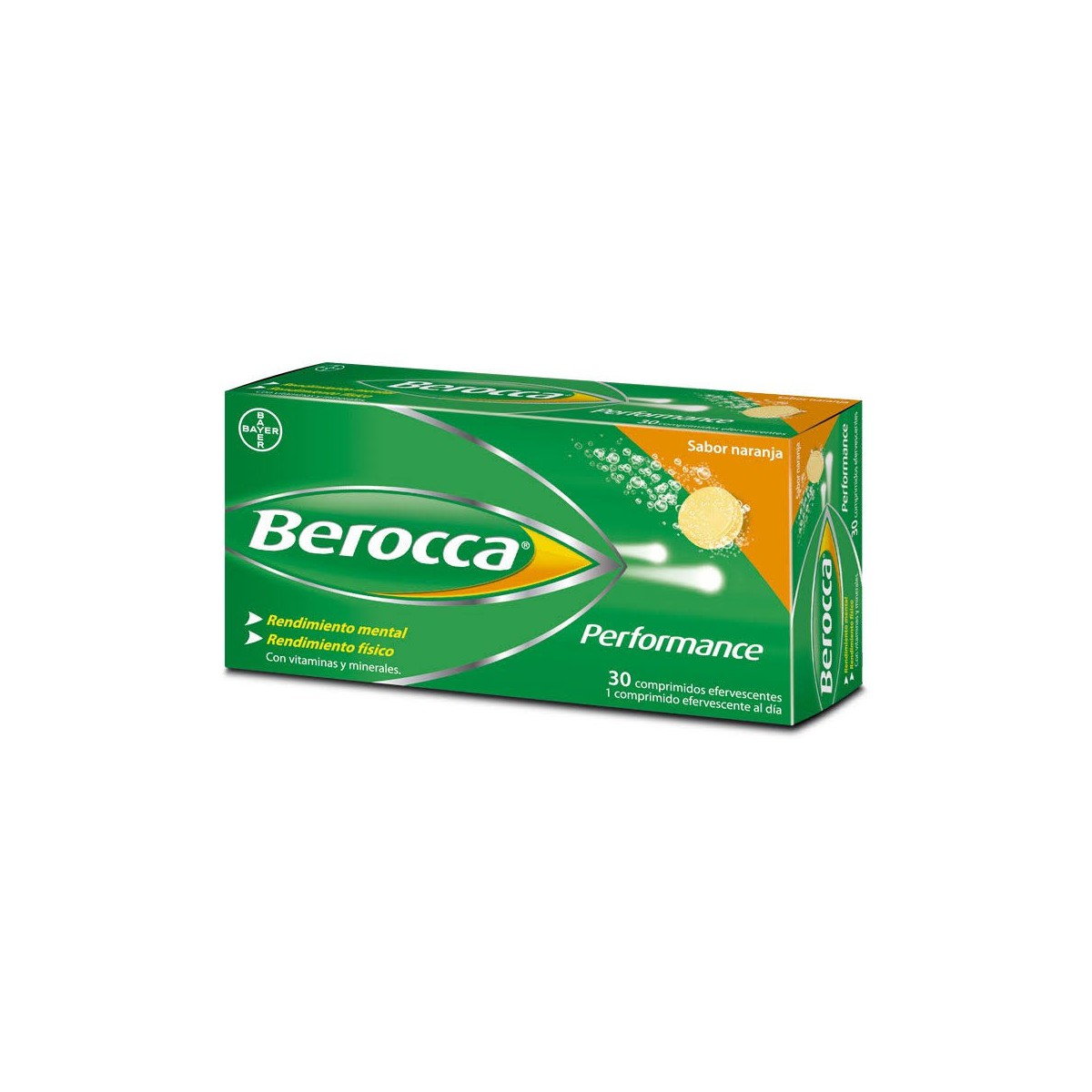 Berocca Performance 30 Comprimidos Naranja
