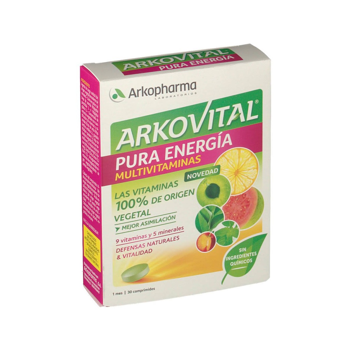 Arkovital - 30 Comprimidos Pura Energia