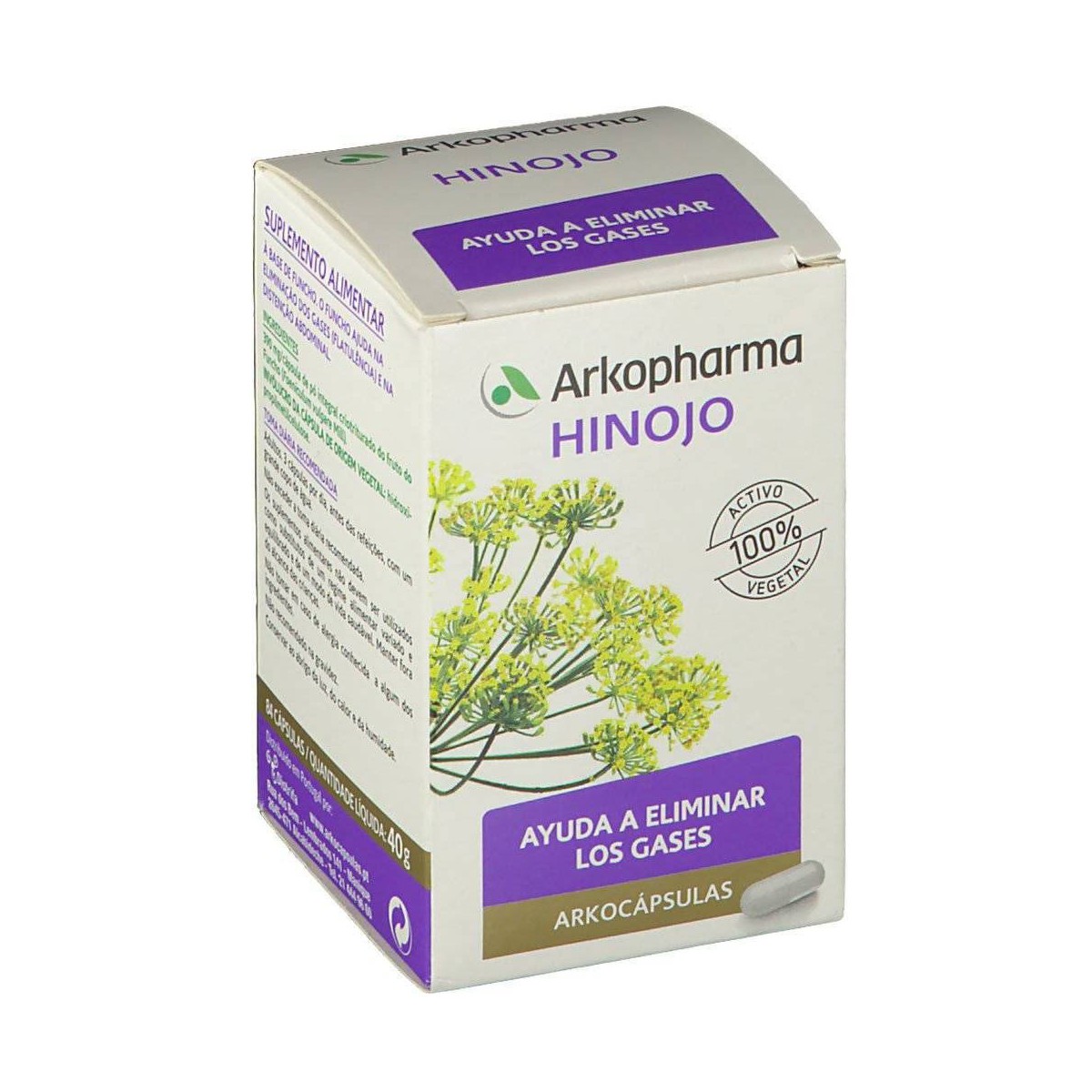 Arkopharma Arkocápsulas Hinojo 84 cápsulas