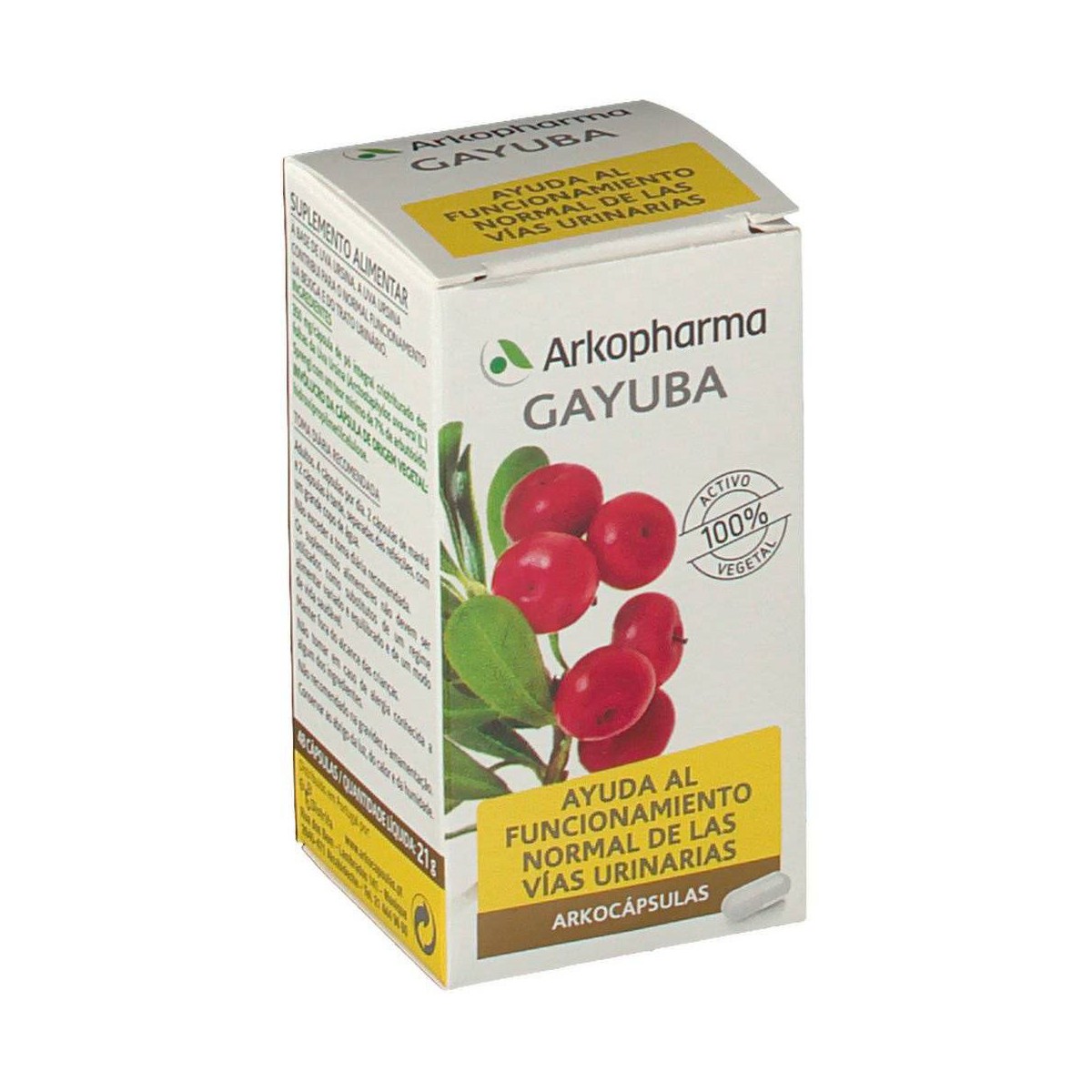 Arkopharma Gayuba 48 cápsulas
