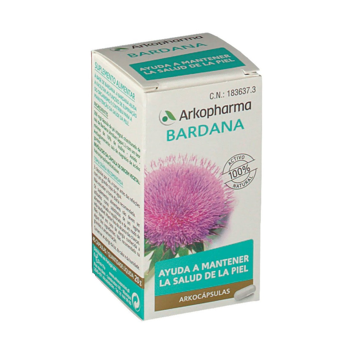 Arkopharma Bardana 45 cápsulas