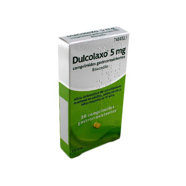 DULCOLAXO BISACODILO 5 mg COMPRIMIDOS GASTRORRESISTENTES,...