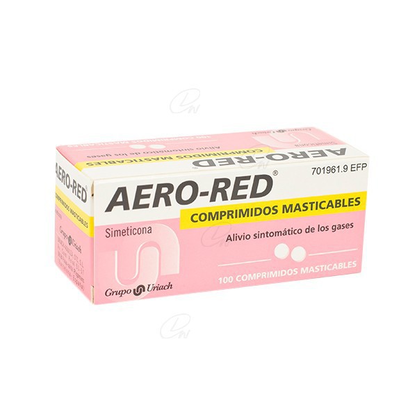AERO RED COMPRIMIDOS MASTICABLES, 100 comprimidos