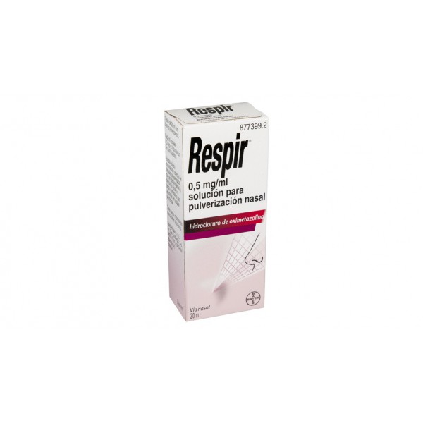 RESPIR 0,5 mg/ml SOLUCION PARA PULVERIZACION NASAL, 1...
