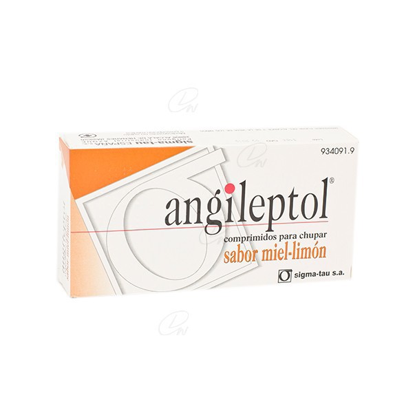 ANGILEPTOL COMPRIMIDOS PARA CHUPAR SABOR MIEL-LIMÓN, 30...