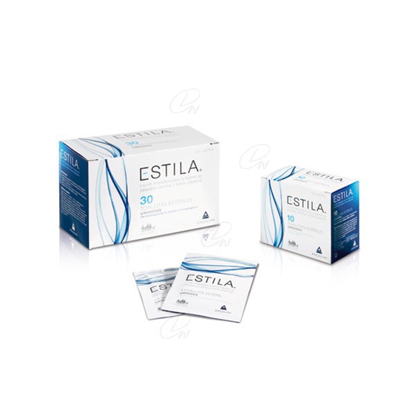 ESTILA TOALLITAS ESTERILES DE UN SOLO USO 30 TOALLITAS